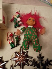 Lot Of 11 Vintage Xmas Ornaments picture