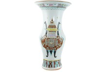 Large Antique Chinese Famille Rose Vase picture