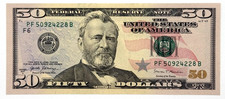 NEW Uncirculated $50  FIFTY Dollar Bill  Series 2017A  ONE NOTE picture