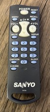 GENUINE SANYO FXTA TV REMOTE CONTROL DS13310 DS19310 EXCELLENT ORIGINAL OEM picture