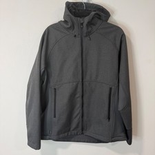 Simms Womens Katafront Hoodie Jacket Large Gray Full Zip Fishing Shell picture