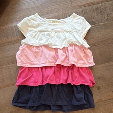Lot of 3 Girls M (8) tops,, Gymboree, Tiered Tunic Top, unicorn, polka dot picture