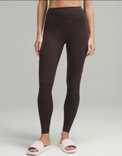 Lululemon Wunder Under SmoothCover High Rise Tight 25 Espresso Brown 6 Perfect picture