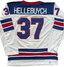 Connor Hellebuyck USA White ‘26 Olympics Jersey Mens Medium M RARE Winnipeg Jets picture