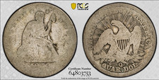1853-O Arrows & Rays 25c PCGS FR02 lowball seated liberty picture