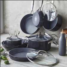 Greenpan Valencia Pro Hard Anodized Ceramic Non Stick 13pc Cook Set-NIB picture