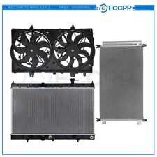 Electric Radiator Condenser Cooling Fan Kit For 2014 2015-2018 Nissan Rogue picture