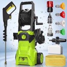 5000PSI Electric Pressure Washer, 52.5 FT 3.2GPM Pressure Cleaner with 4 Nozzles picture