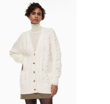 NWT - **SOLD OUT** online Aritizia Cardigan Winter white Small NWT picture