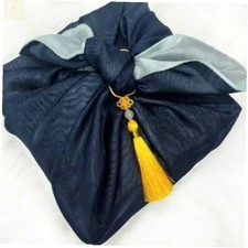 Korean Norigae Style Yellow Tassel Keychain Traditional Knot Charm Gift picture