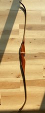 Vintage Damon Howatt Bandito Recurve Bow - RH 58” 50#  Traditional Archery Brown picture
