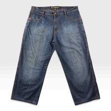 5ive Jungle & Co Jeans Men 42 Y2K Baggy Wide Leg Hip Hop Streetwear Skater Denim picture
