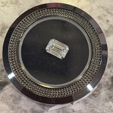 0.92 Carat Emerald Lab-Grown Diamond D Color VVS2Clarity IGI Certified $855 MSRP picture