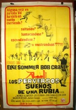 ELKE SOMMER  orig1SH movie poster 1968 THE WICKED DREAMS OF PAULA SCHULTZ  picture
