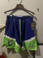 90s Deadstock Vintage umbro Beach soccer shorts new with tags made in USA picture