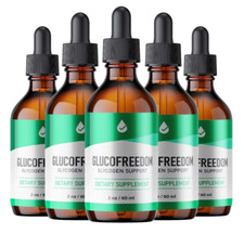 (5 Pack) Gluco Freedom Blood Support Supplement GlucoFreedom Drops picture