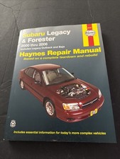 Subaru Legacy 2000-2006 & Forester Repair Manual Haynes 89101 picture