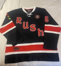 Rush Fifty Something Tour 2026 Official Hockey Jersey L/G- Seattle Pop-Up New picture