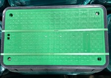 17x30x18 HDPE Plastic Pedestrian Rated Hand Holes w/Blank Lid, 1 Unit picture