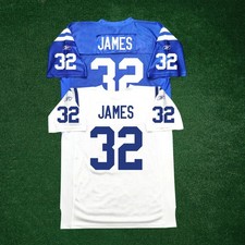 Edgerrin James Indianapolis Colts Reebok Authentic On-Field EQT Home Away Jersey picture
