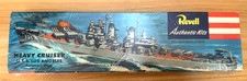Vintage NOS 1954 Revell USS LOS ANGELES Heavy Cruiser Model Ship Kit / H-306:169 picture