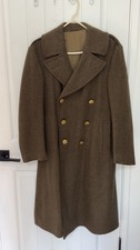 Band of Brothers Vintage WWII US Army Wool Overcoat M-1939 Size 36S picture