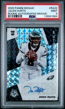 2020 Panini Mosaic - Rookie Autographs Mosaic Jalen Hurts #RA22 (AU, RC) picture