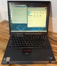 Vintage IBM Laptop Thinkpad A21e 2655 Windows 98 WORKING, IBM Adapter, 20GB #16 picture