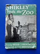 Shirley Visits The Zoo 1946 1st Edition Signed w/ Letter from Belle Benchley picture
