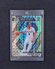 RARE STEPHON CASTLE SILVER RAINBOW NBA DEBUT CARD 2024-2025 (RC) - San Antonio🔥 picture