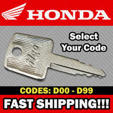 Honda Motorcycle Replacement Key Cut to Code D00 - D99 picture