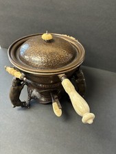 Jos Heinrich’s Arts & Crafts Hand Hammered Copper  Chafing Dish picture