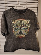Used Tee Shirt RARE vintage replica 6 7 -deconstructed like no threadbearing. picture