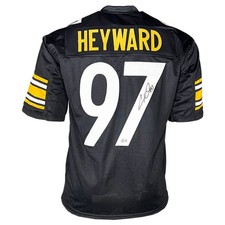 Cam Heyward Signed Pittsburgh Black Football Jersey (Beckett) picture