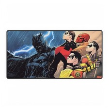 Batman And Batfamily Rain Lightning Theme Mouse Pad Desk Mats picture