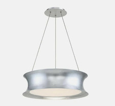 Modern Forms PD-34620-SL Tango LED 20 inch Silver Leaf Chandelier Ceiling Light picture