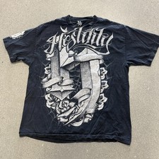 Y2K Hostility Brand All Over Print AOP Affliction Mens XL picture