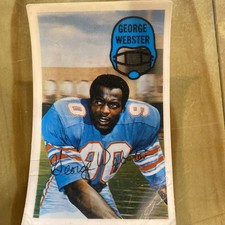 1970 Kelloggs 3d George Webster 43 Oilers picture
