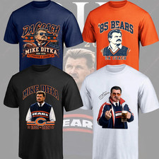 Hot RIP Mike Ditka 1939-2026 Chicago Bears Coach Shirt S-5XL picture