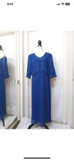 Positive Attitude Women's petite Royal Blue Formal Dress Size 16 picture