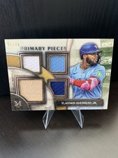 2025 Topps Museum Collection Vladimir Guerrero Jr. Primary Pieces Quad Relic /99 picture