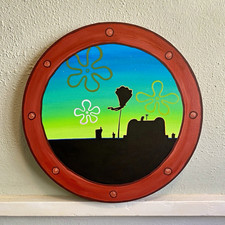 Hand-painted Underwater Sunset, Animation Wall Art picture
