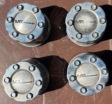 (4) Rare Vintage BC-582 MB Motoring Chrome Wheel Rim Center Hub Caps BC582 picture