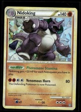 Pokemon Nidoking Cracked Ice Holofoil 6 Hs—triumphant Rare Holo picture