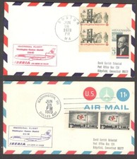 US 1959-1975 First Flight covers to Europe (7) picture