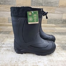 Kamik Snobuster 1 Womens Snow Boots Sz 5 Black Rubber Mid-Top Round Toe Classic picture
