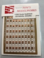 Tom's Modelworks  Set #354US Naval Doors  Photo Etch Model Details 1/350 Scale picture