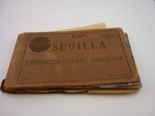 1929 Sevilla Exposicion Hispano Americana 24 Postcard Book Complete Spain picture