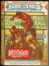 Spalding's Interscholastic Football Guide 1929-East Coast-high school-G/VG picture