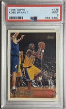 1996-97 Topps Kobe Bryant Rookie RC #138 Lakers PSA 9  picture